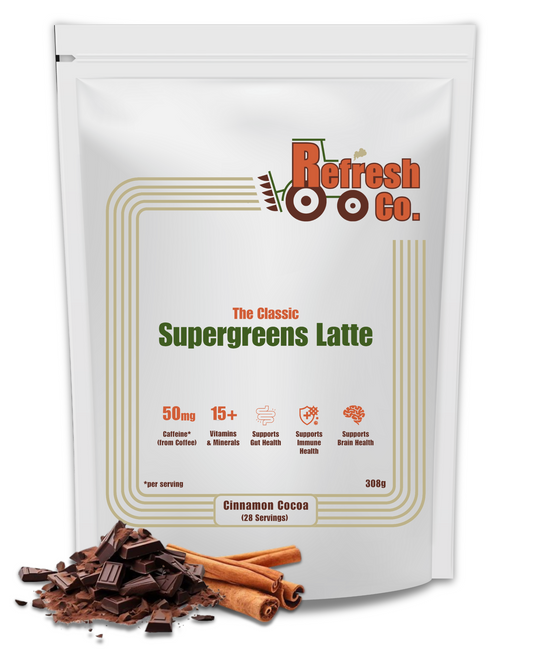 The Classic Supergreens Latte