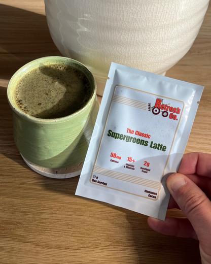 The Classic Supergreens Latte